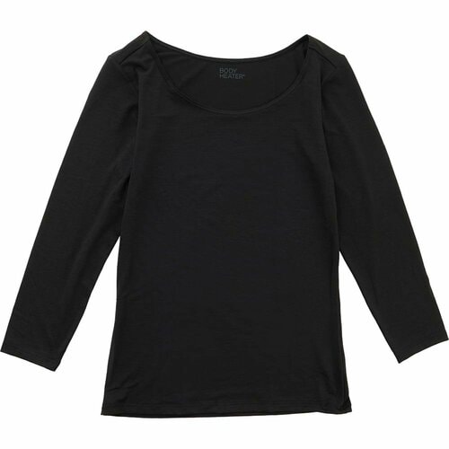 レディース用あったかインナーおすすめ セブンプレミアムライフスタイル BODY HEATER︎ 薄くてなめらか ムレにくく暖かい 8分袖 イメージ