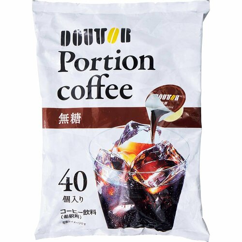 コーヒーポーションおすすめ ドトールコーヒー ドトール ポーションコーヒー(無糖) イメージ1
