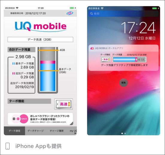 UQ mobileポータルアプリ
