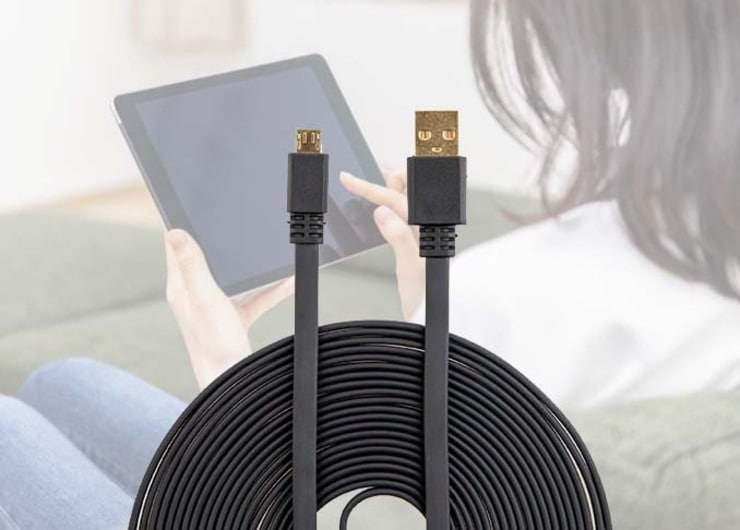 ダラダラ使いも余裕！コンセントが遠いならAnker「Micro USB ケーブル」が必須です｜タブレット活用術を『MONOQLO』が紹介