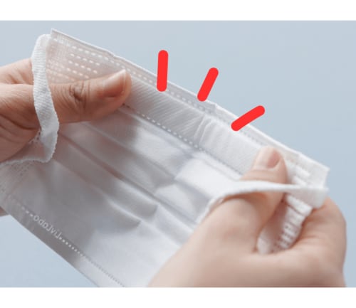 ノーズスポンジはごわつきにくい 不織布マスクおすすめ イメージ