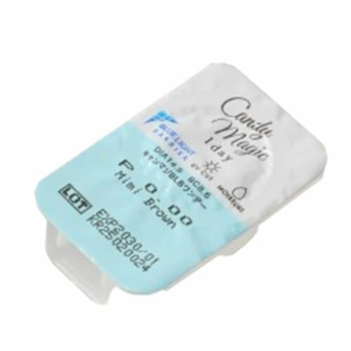 ナチュラルカラコンおすすめ キャンディーマジック キャンディーマジックワンデーブルーライトカット/ミミブラウン イメージ2