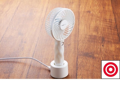 使い勝手：スタンドが充電器に！ ハンディファンおすすめ イメージ