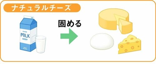 ナチュラルチーズ とろけるチーズおすすめ イメージ