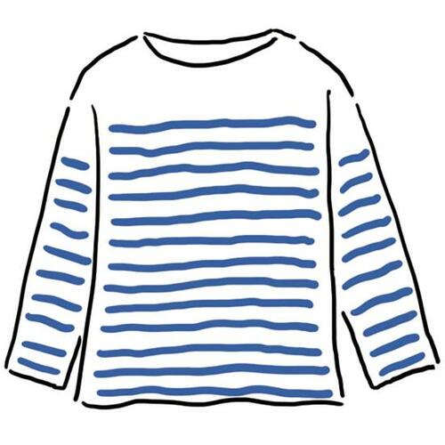 ボーダーTシャツの選び方:色と幅に注目!