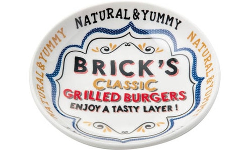 セリア:レトロ:アメリカンプレートS:100均:百均:100円