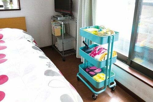 【使い方①】室内に置いて洗濯物用品の劣化を防ぐ！ イメージ