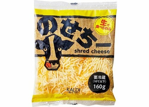 カルディオリジナル:のせちー:シュレッドチーズ:細切りチーズ:チーズ