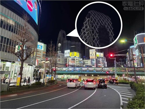 遠くの建物も黒つぶれせずキレイ! ハイエンドスマホおすすめ イメージ