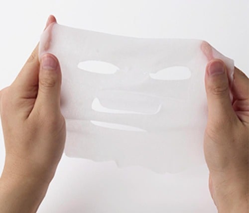 【使用感】厚みのあるシートで広げやすい メンズシートマスクおすすめ イメージ