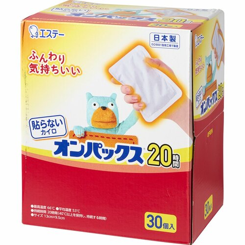 使い捨てカイロおすすめ エステー 貼らないオンパックス レギュラー イメージ1