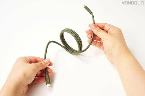 ケーブルバンド要らず USBタイプCケーブルおすすめ イメージ