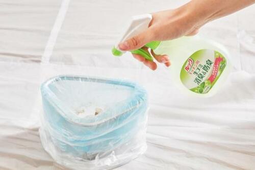 生ゴミ臭には、BOSの消臭袋とルックのスプレーで2重ブロック！ イメージ