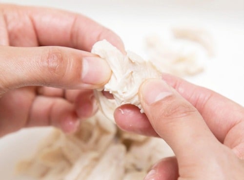 これも正解!:茹でてほぐして冷凍するとラク 肉の冷凍保存方法おすすめ イメージ