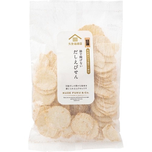 36位: お吸い物に入れても◎「油で揚げないだしえびせん」 久世福商店おすすめ イメージ