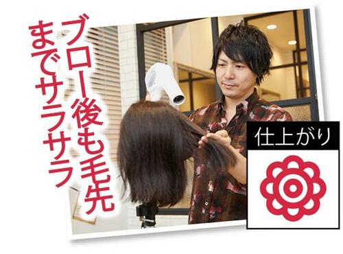 1:毛先までしっとりまとまる イメージ