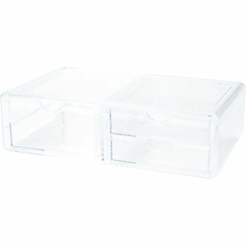  スタンダードプロダクツ 透明ケース (短型､ 三段引き) イメージ1