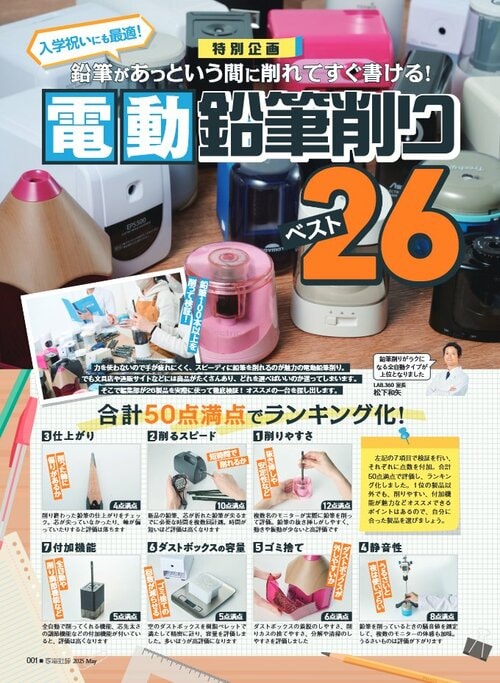 電動鉛筆削りの使いやすさには差があります！ 電動鉛筆削りおすすめ イメージ