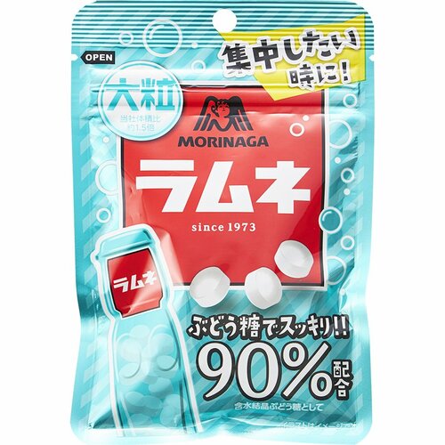 ラムネ菓子おすすめ 森永製菓 大粒ラムネ イメージ