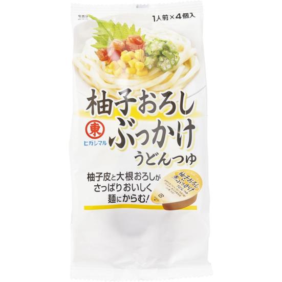ヒガシマル醤油:柚子おろしぶっかけうどんつゆ:食品