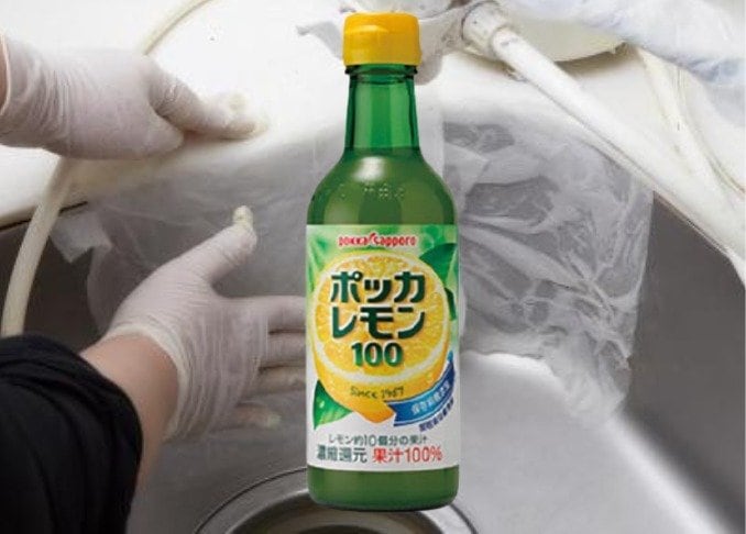 【掃除スゴ技】シンクのしつこい水アカは「レモン汁パック」でスッキリでした｜「LDK」が比較