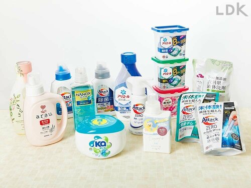 LDK洗濯洗剤で検証した商品
