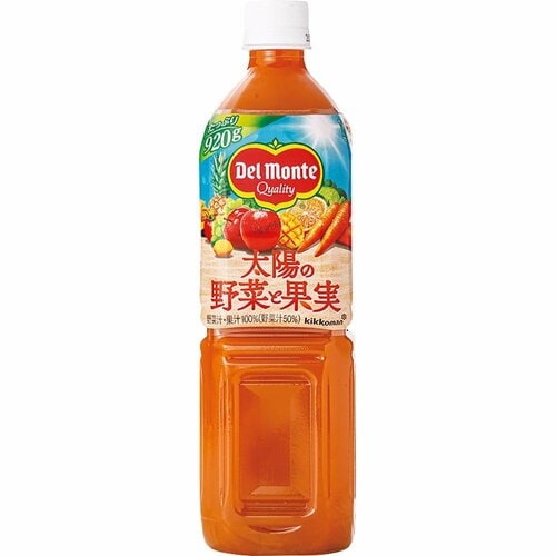 野菜ジュースおすすめ キッコーマン デルモンテ 太陽の野菜と果実 イメージ1