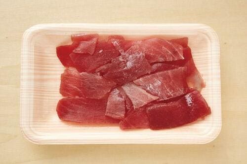 薄切り肉・刺身の解凍は解凍にムラがなくすぐに調理できる
