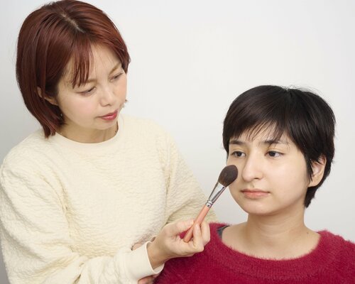 テスト1:血色感・色味 韓国チークおすすめ イメージ