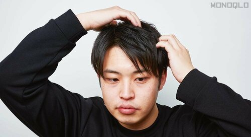 3：髪全体になじませる グリースおすすめ イメージ