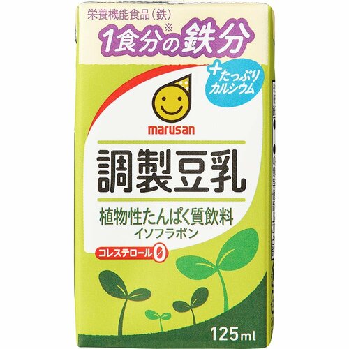 豆乳おすすめ マルサンアイ 調製豆乳 1食分の鉄分 イメージ1